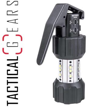 NEXTORCH ND30B TAKTISCHER-ELEKRONISCHER-IRRITATIONSKÖRPER MIT HOLSTER 11.000 LUMEN STROBOSKOPBLITZ UND 130DB  ALARMSIGNAL